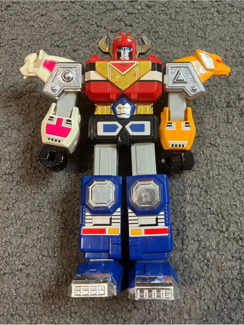 Bandai 1998 Power Rangers Deluxe Lost Galaxy Megazord Transformer Robot Vintage